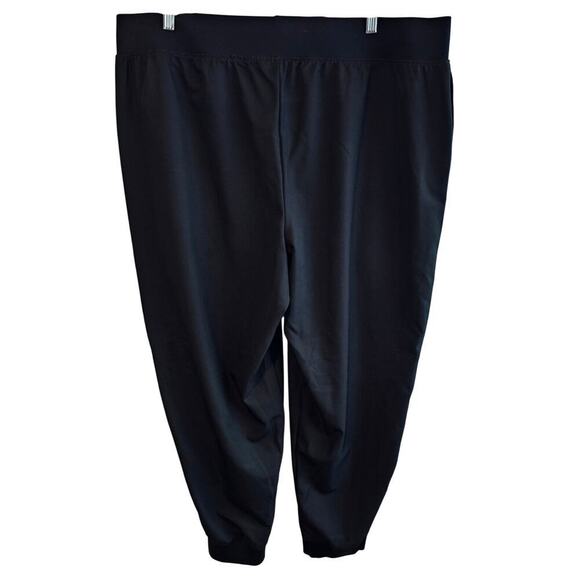 Cuddl Duds Joggers Womens Size 2X Black Relaxed Casual Stretch Gym Athleisure - Picture 2 of 9